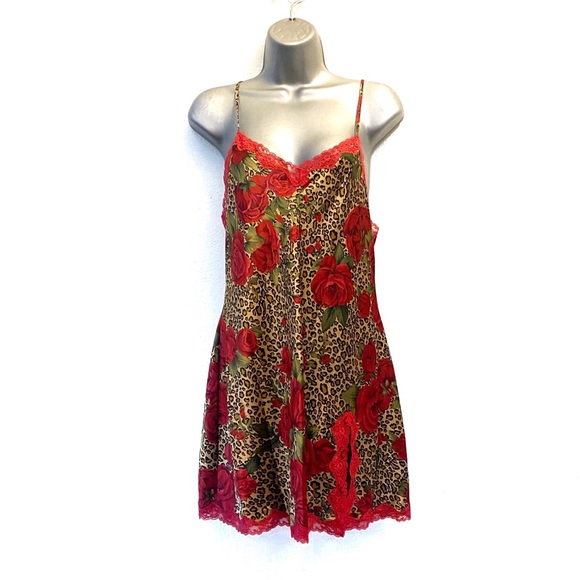 Victoria's Secret Other - Victoria’s Secret Leopard Chemise Slip Medium